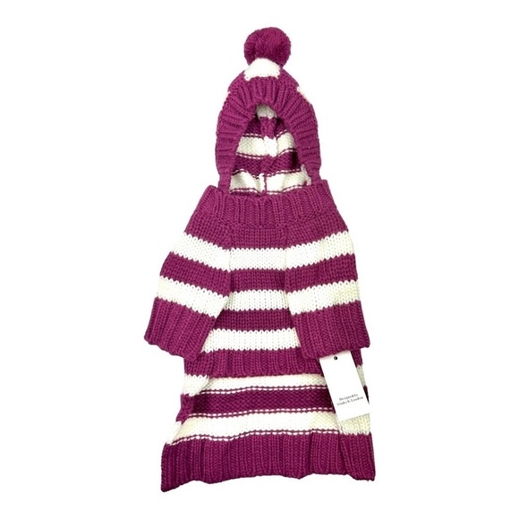 Stinky G Hooded Striped Sweater Size S - Picture 2 of 5